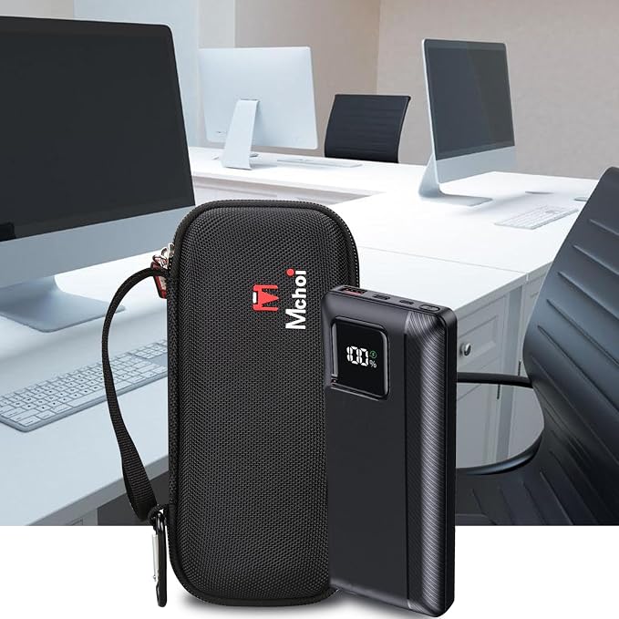 Mchoi Hard Case Suitable for QiSa Power Bank Portable Charger 16000mAh Power Bank, Case Only