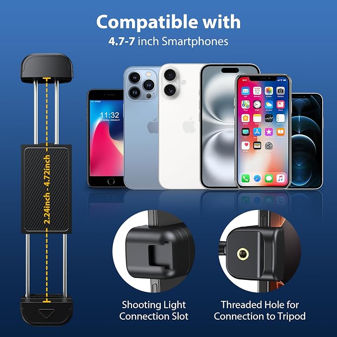 CreaDream Gym Magnetic Phone Holder, Gym Essentials Magnet Phone Mount with 360 Rotation, Portable Workout Accessories for Men and Women, Compatible with 4.7-7" Smartphones