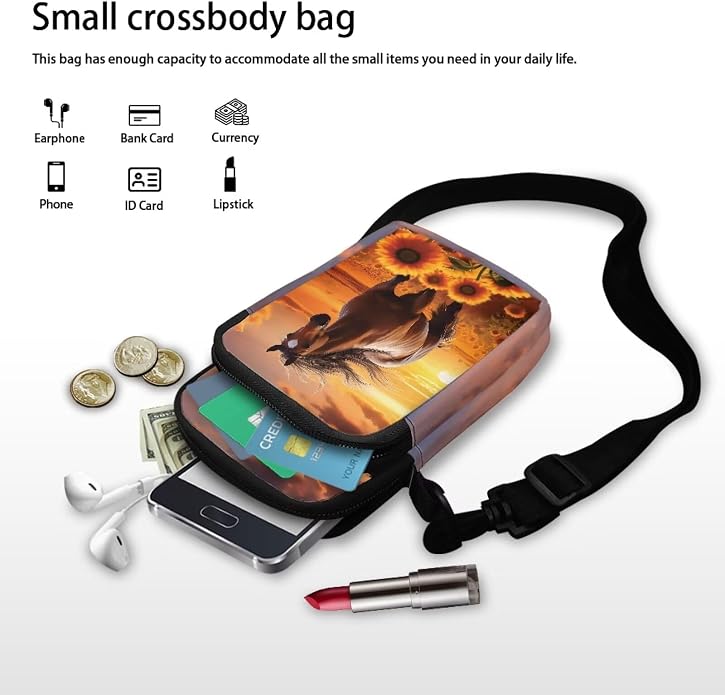 DISNIMO Small Crossbody Bags for Women Trendy Cross Body Cell Phone Shoulder Bags Purses with Adjustable Strap