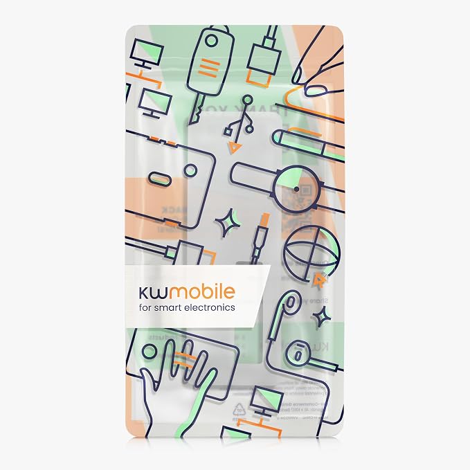 kwmobile Case Compatible with CUKTECH Power Bank 20000mAh (PB200) - Portable Powerbank Cover - External Battery Charger Bag, Shockproof - Transparent
