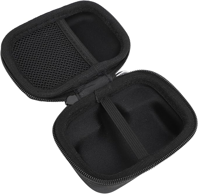 PUSOKEI Battery Storage Bag Reduce Impact Force Power Bank Carrying Case for Portable Charger (Black)