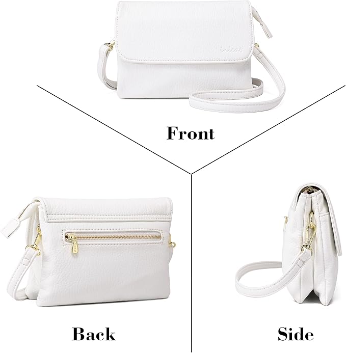 MINICAT RFID Blocking Small Crossbody Bags for Women Vegan Leather Mini Travel Purses Cell Phone Purse Cross Body Bag