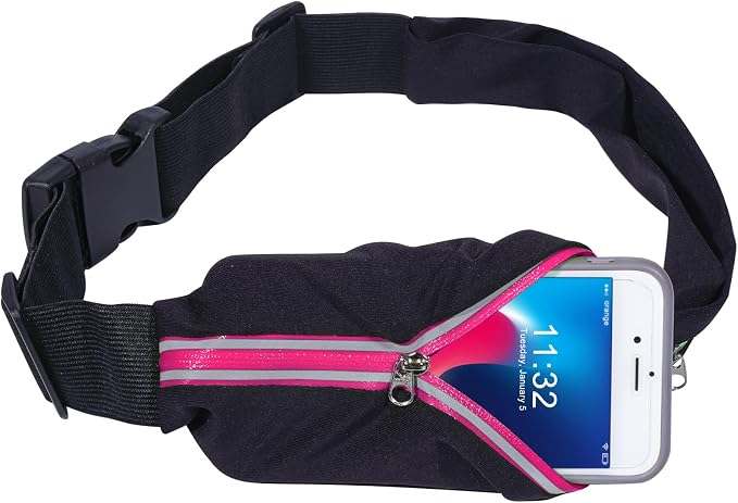 Running Belt for Men & Women - Secure Jogging Pouch for Phone, Keys & Essentials, For All Cell Phones