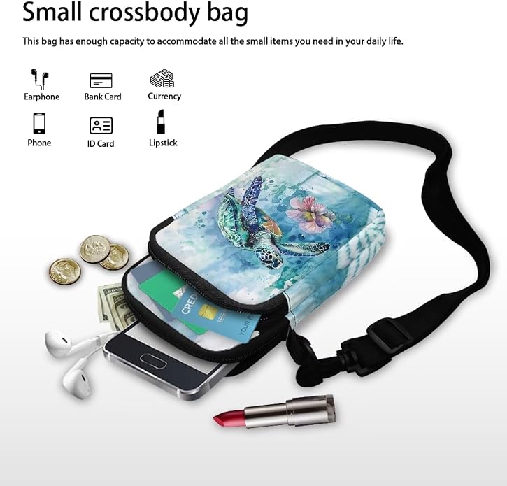 DISNIMO Small Crossbody Bags for Women Trendy Cross Body Cell Phone Shoulder Bags Purses with Adjustable Strap
