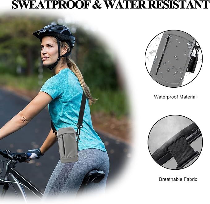 Phone Holder for Running Armband Sports,Cell Phone Purse Small Crossbody Bags for Women Men Kids, iPhone 11 12 13 14 15 Pro Max Xs Xr X 8 7 Plus SE Mini Galaxy Ultra S24 Note Arm Bands Pouch