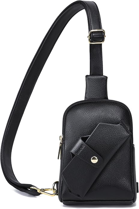 INICAT Small Sling Bag for Women Everyday & Travel Crossbody Bags Lightweight Cross Body Purses Vegan Leather