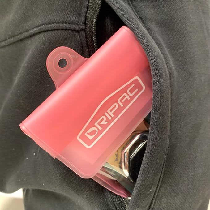 DRIPAC Waterproof Car Key FOB Case Waterproof Wallet Waterproof Holder Pouch For Key ID Badge Credit Card Money(Pink)
