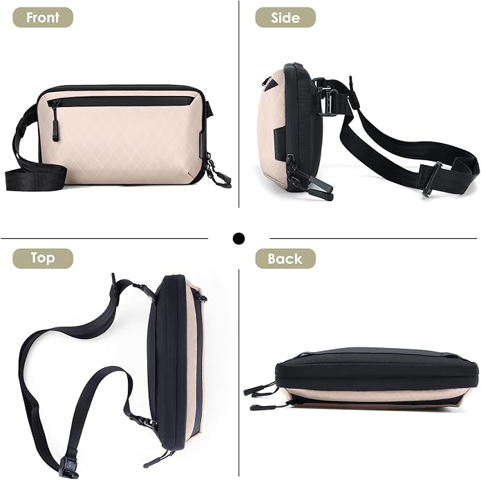 Electronics Organizer Tech Travel Pouch β Waterproof Nylon Diamond Quilted & 900D Travel Case Cable Bag for Cords Chargers