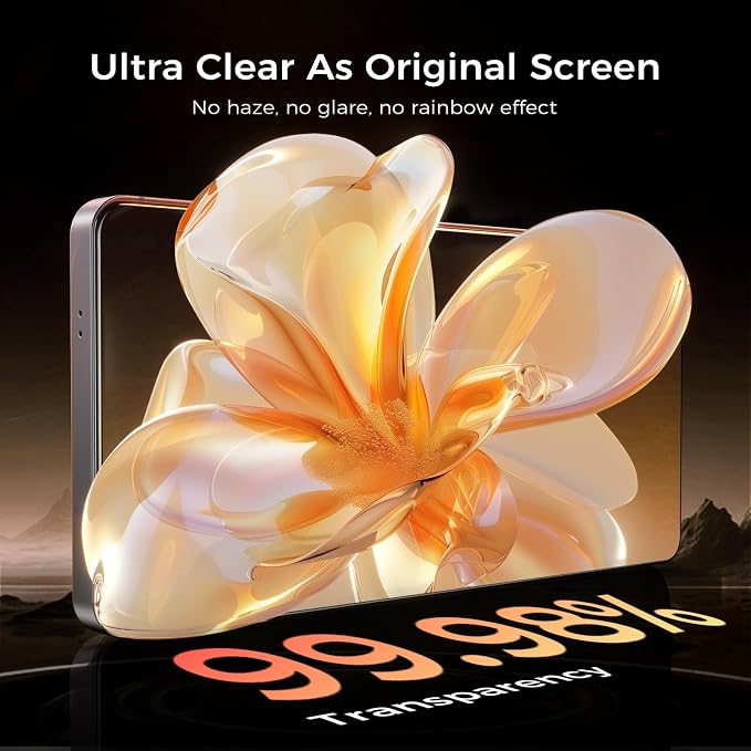 NeverBreak 9H+ Hardness for Samsung Galaxy S26 Screen Protector 12FT Military Grade Protection (Scratch, Shatter, Drop Resistance) Tempered Glass Full Edge Coverage Case Friendly 2 Pack