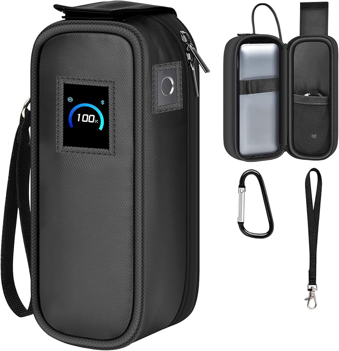 Case Compatible with Anker Prime 26,250mah Power Bank 300w, Battery Chargers Travel Carrying Holder for Laptop Phone Computer, Portable Charger Fast Charging &USB Cables, Adapters (Bag Only)