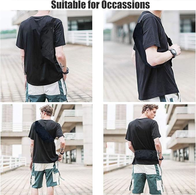 Waterproof Running Belt Bag Waist Pack,Sport Fanny Pack Pouch for Men Women,Runners Phone Holder for iPhone 17 16 15 14 13 12 11 Pro Max XS XR X 8 Plus Galaxy,Workout,Jogging,Exercise,GYM,Dog Walking