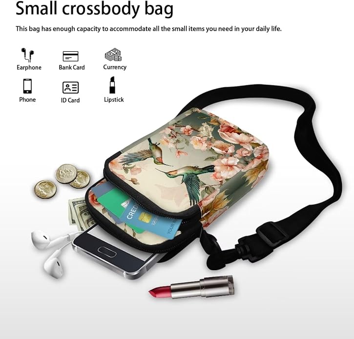 DISNIMO Small Crossbody Bags for Women Trendy Cross Body Cell Phone Shoulder Bags Purses with Adjustable Strap
