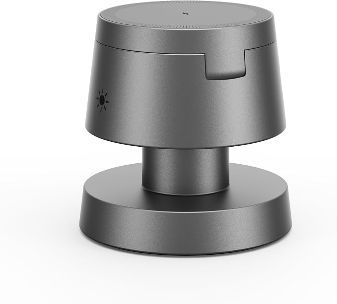 4 in 1 Magnetic Wireless Charging Station,15W Fast Charging with Night Light for MagSafe Charger Stand,3 in 1 Wireless Charger for iPhone 17/16/15/14/13Pro Max,Apple Watch&AirPods,Titanium Gray