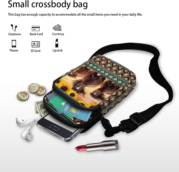 DISNIMO Small Crossbody Bags for Women Trendy Cross Body Cell Phone Shoulder Bags Purses with Adjustable Strap