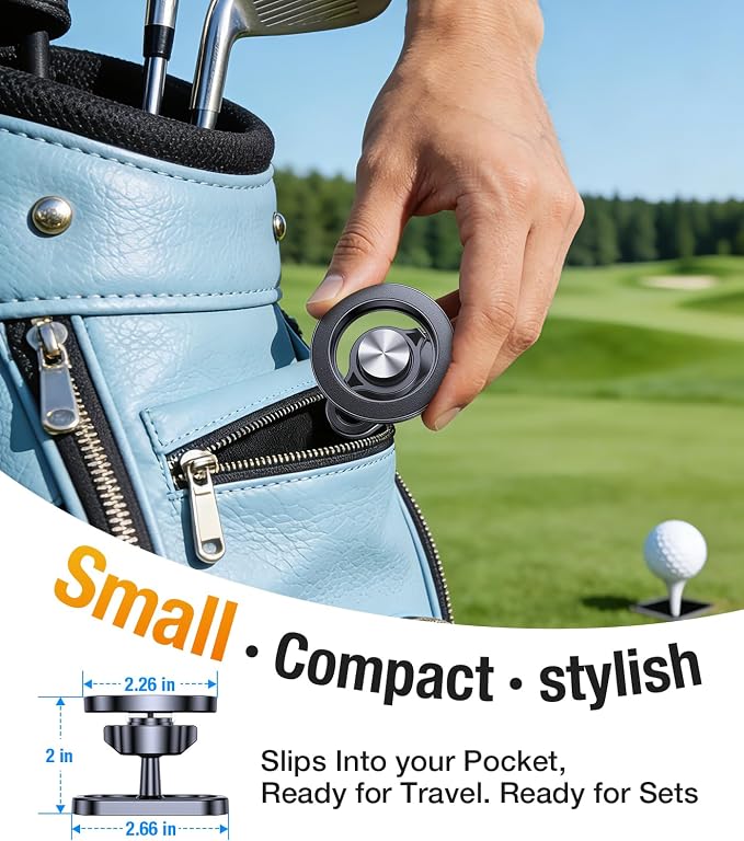 Magnetic Golf Cart Phone Holder for MagSafe Gym Mount【Strong Magnets】Magnetic Phone Holder for Golf Cart Phone Mount for iPhone 17 16 15 Fits EZGO Club Car Yamaha Icon Golf Accessories For Men Gifts