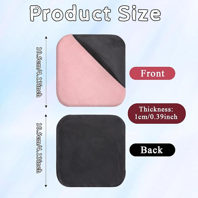 Pink Car Screen Cleaner Microfiber Auto Screen Cleaning Pad, Auto Touchscreen Cleaning Wipes Car CleaningWipes Cloth, Touchscreen Cleaner Cloths for Vehicle Dashboard CarDisplay Interior