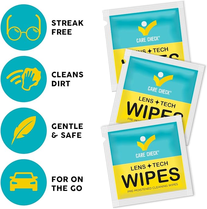 Lens Wipes, 300 Pre-Moistened Cleaning Wipes for Cameras, Laptops, Cell Phones, Eyeglasses, Other Screens and More
