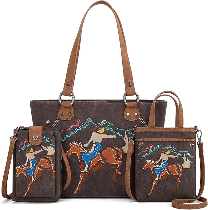 Montana West Small Crossbody Bags for Women Western Handbag with Cash Slots