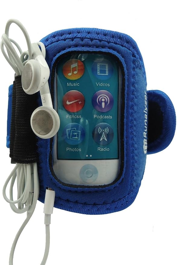 Runalyzer Sport Armband. for iPod Nano 7. Blue 17831
