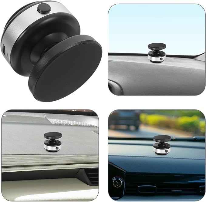 Car Phone Holder Magnetic Suction Cup Mount for Dashboard Cell Phone Car Mount with 360° Rotation for Safe Driving