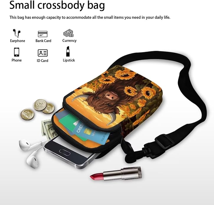 DISNIMO Small Crossbody Bags for Women Trendy Cross Body Cell Phone Shoulder Bags Purses with Adjustable Strap