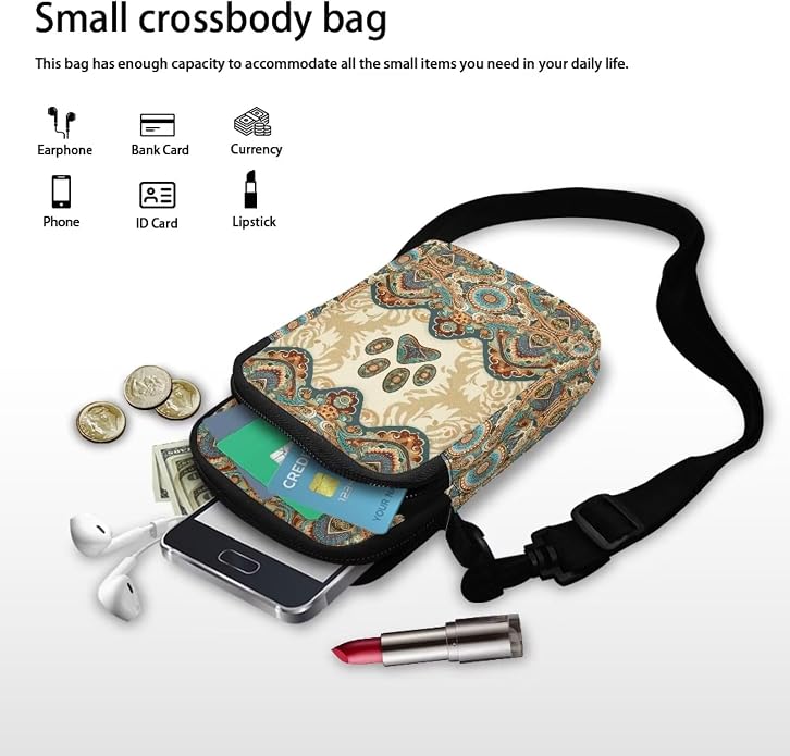 DISNIMO Small Crossbody Bags for Women Trendy Cross Body Cell Phone Shoulder Bags Purses with Adjustable Strap