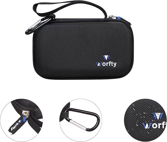Portable Bank Charger Case for YILANS for OHOVIV for Charmast for VRURC for SABANI for CFIAI for RGVOTA for IAPOS Portable Charger Power Bank, Case Only (Black) (Black)