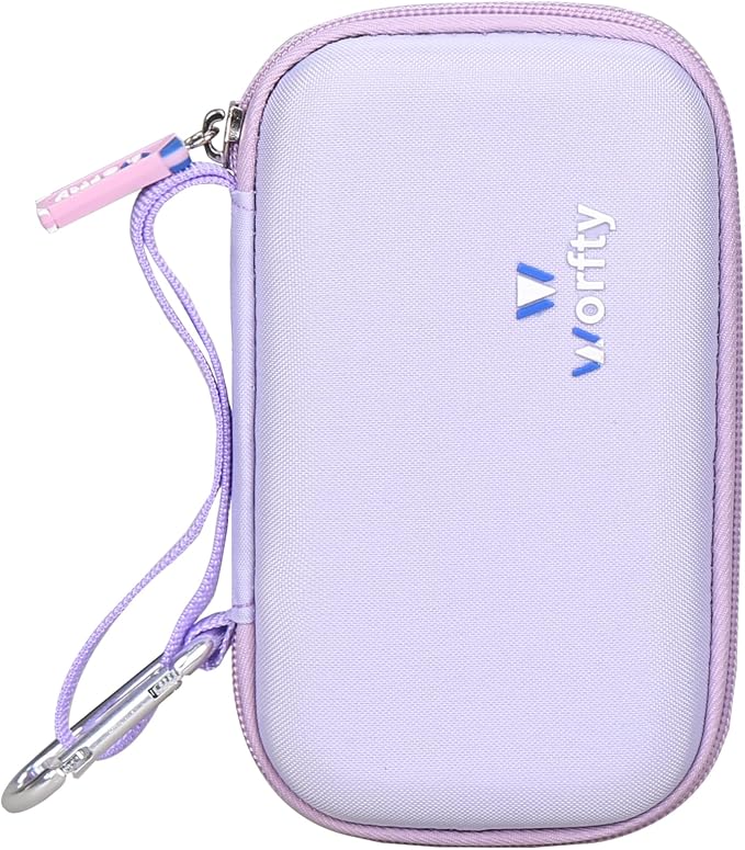 Hard Travel Case for SABANI LOVELEDI IAPOS Pxwaxpy OHOVIV FOCHEW Portable Charger Power Bank, Storage Holder for Fast Charging Battery Protective Case (Purple)