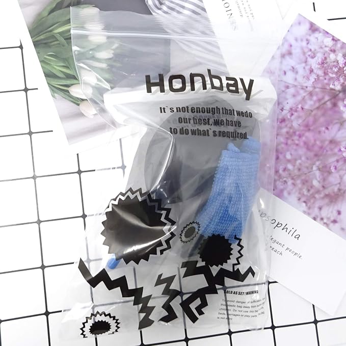 Honbay 3-in-1 Camera Cleaning Kit: Air Blower, Cloth, Pen - Black Silicone for Optics