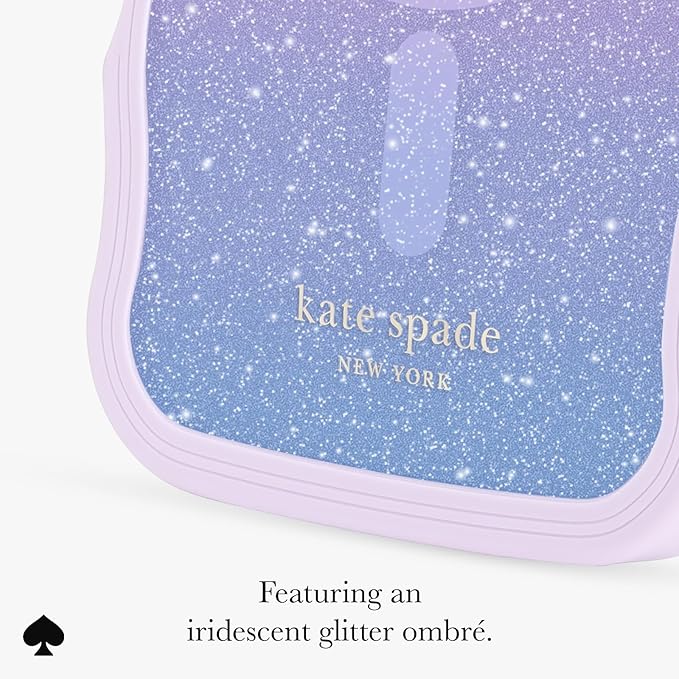 kate spade new york iPhone 17 Pro Case - Compatible with MagSafe - Designer Phone Case - Opal Glitter