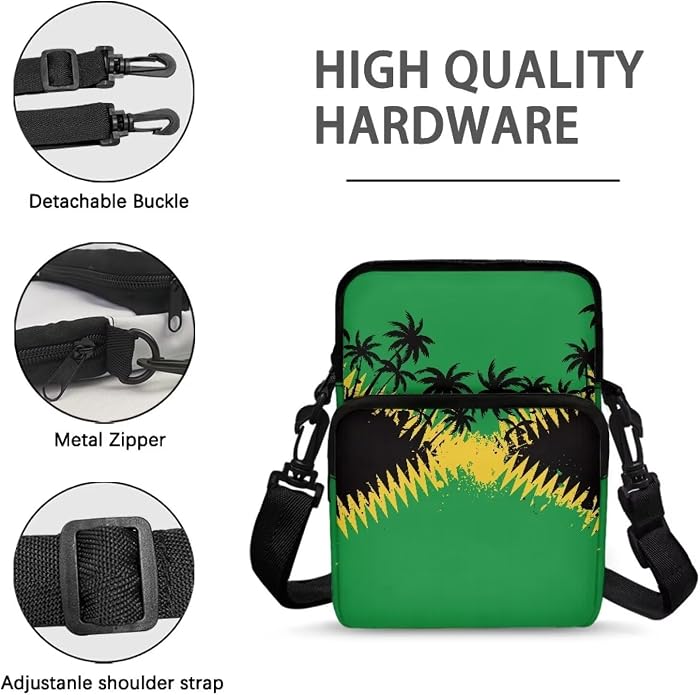 Men's Crossbody Bag, Small Cell Phone Wallet, Women's Shoulder Handbag, Travel Gym Bag