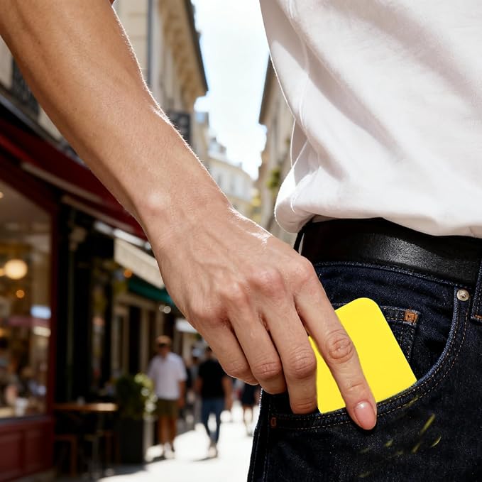Case for Apple iPhone Air MagSafe Battery,Soft Skin Silicone Full Protective Case-Yellow