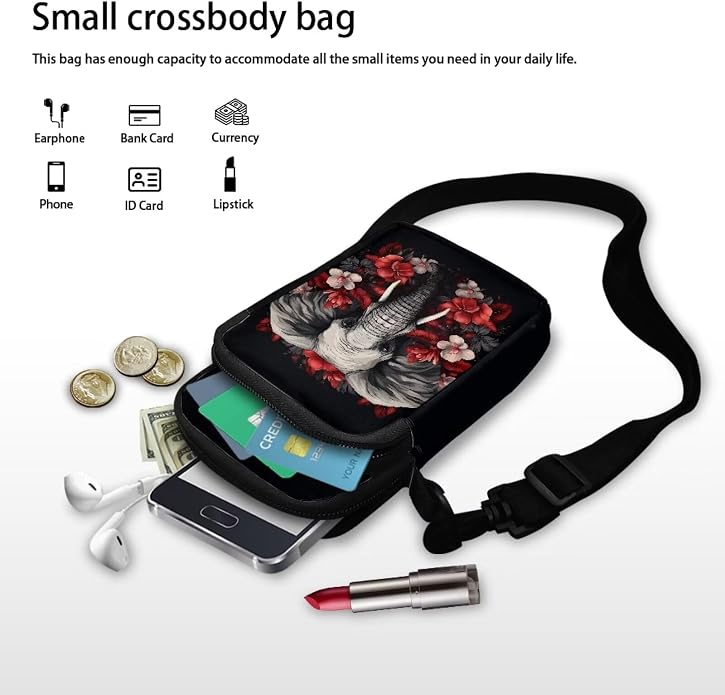 DISNIMO Small Crossbody Bags for Women Trendy Cross Body Cell Phone Shoulder Bags Purses with Adjustable Strap