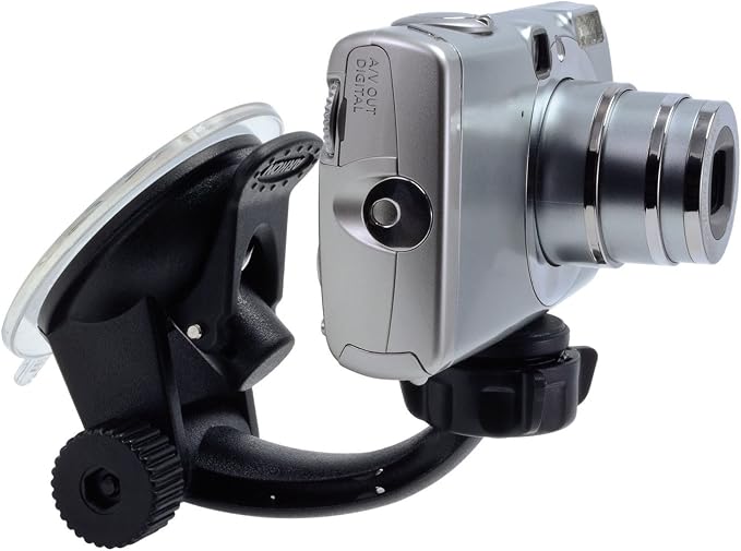 ARKON Mounts Windshield or Dash Camera Car Mount for Sony JVC and Other Digital Cameras