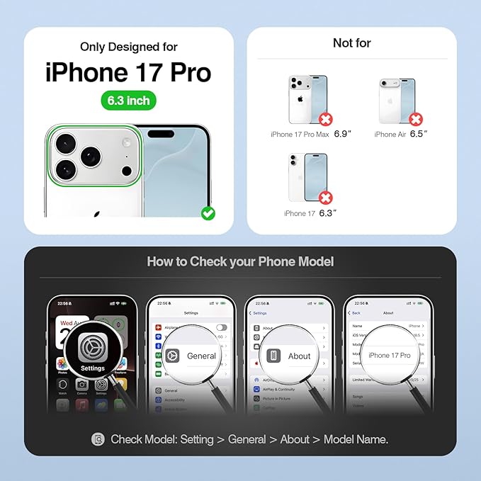 Antsturdy Compatible with Magsafe Magnetic 2 in 1 Detachable iPhone 17 Pro Wallet Case with Credit Card Holder Slots,PU Leather RFID Blocking Phone Cover Wrist Strap Zipper Women Men,Purple