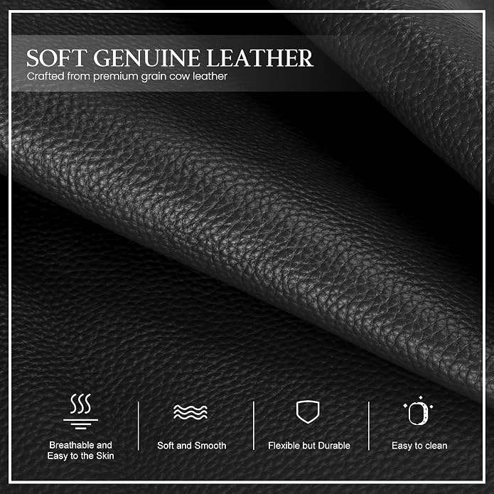 befen Anti-theft Crossbody Bag for Women Genuine Leather, Small Cross Body Shoulder Handbags with RFID Card Slots