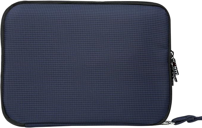 BUBM Double Layer Electronics Organizer, Travel Gadget Bag for Cables, Memory Cards, Flash Hard Drive and More, Fit for iPad or Tablet(up To 9.7")--Large, Dark Blue | Travel Gadget Bag For Cables, Memory Cards, Flash Hard Drive and More, Fit For iPad o...