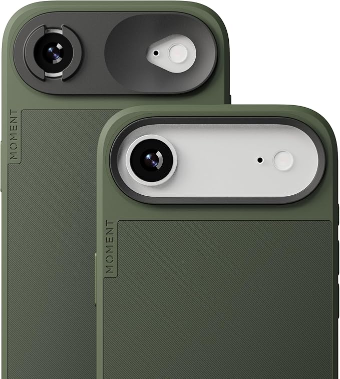 Moment Camera Case for iPhone 17 (Green, iPhone 17 Air)