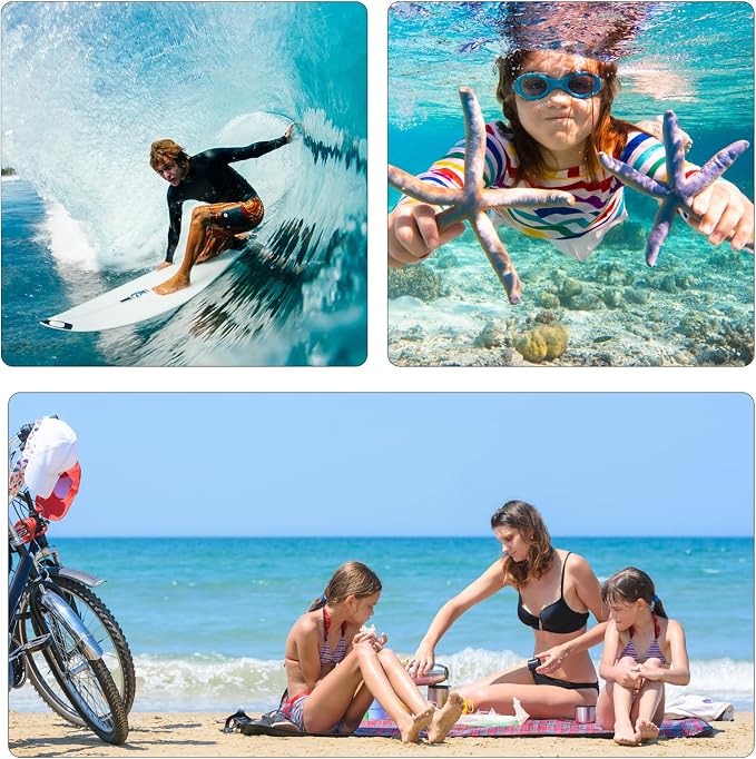 Floating Selfie Stick Hand Grip Tripod, Waterproof Extendable Selfie Monopod for GoPro Hero 13, 12, 11, 10, 9, 8, DJI OSMO Action 5 Pro 4 3、Insta360 Ace Pro 2 and Most Action Camera