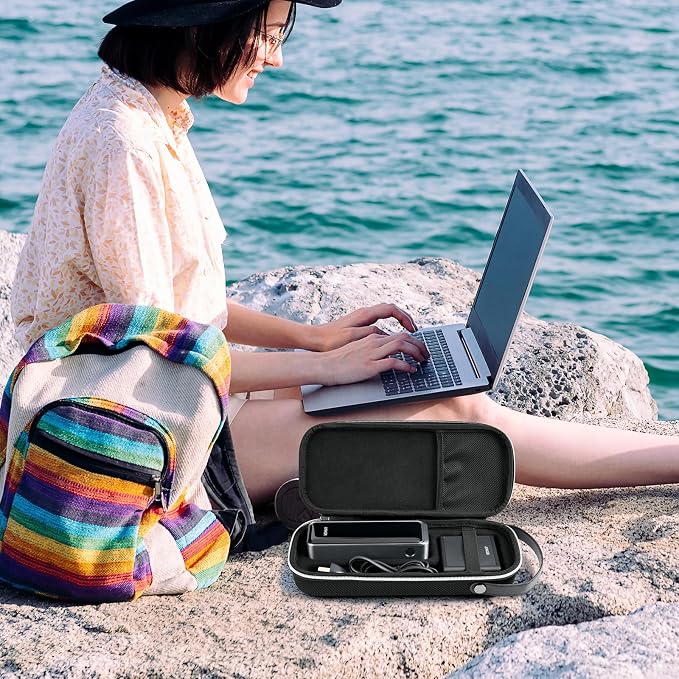 Hard Travel Case for Anker Prime Power Bank 27,650mAh (250W) & 100W Charging Base, All-in-One EVA Organizer with Anti-Crush Design & Tangle-Free Storage (Box Only)
