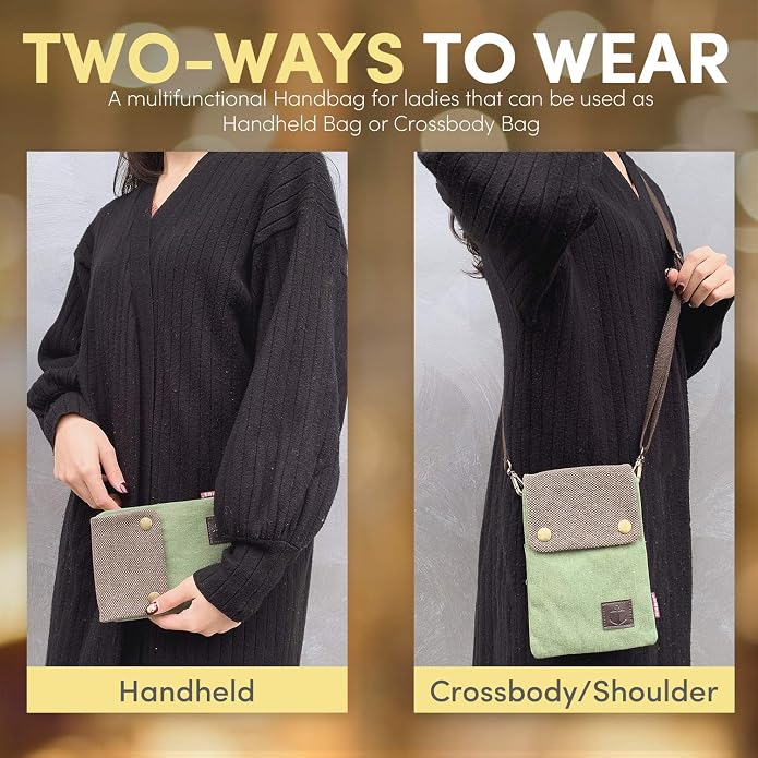 katloo Small Crossbody Cellphone Purse Bag With Shoulder Strap, Travel Pouch Women Passport Phone Holder Wristlet Wallet