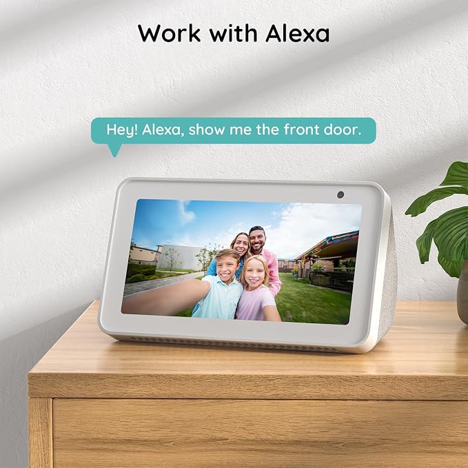 BOIFUN Video Doorbell Camera Wireless, 180° Wide View, 2K HD, No Subscription, AI Human Detection, Head-to-Toe, HDR Night Vision, Two-Way Audio, Battery Powered with Chime, 2.4 GHz Wi-Fi Only