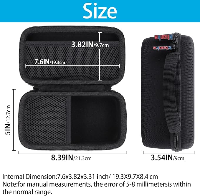 khanka Hard Case for Anker 100W Charging Base + Anker Power Bank 20k