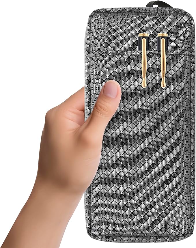 E-Tree Mesh Tech Pouch,Electronics Organizer Case Bag,Travel Accessories | portable laptop charger organizer with handle strap,for cable,cord,power bank,electric computer accessories