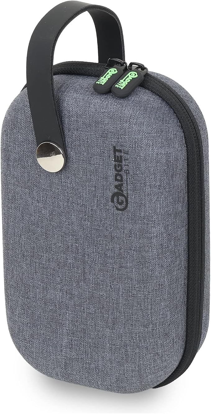 Organiser Portable Pouch For Electronic Accessories Usb Cables, Power Bank, Battery, Hard Drive, Sd Memory Card, Earphones, Travel Gadgets & Organiser Rugged Travel Friendly (Grey)