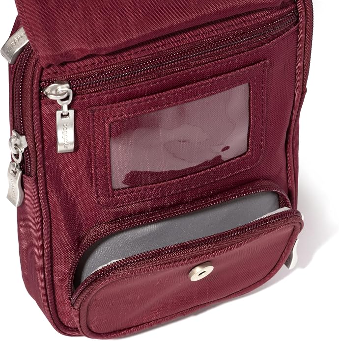 Baggallini Journey Crossbody Bags for Women 9x6 Small Lightweight Travel Handbag W/RFID