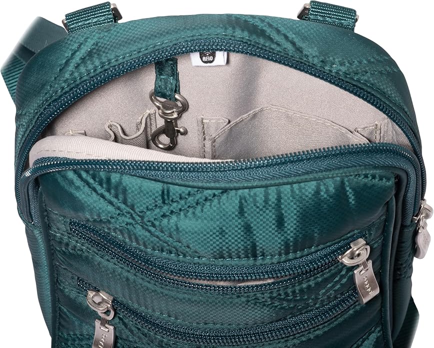 Baggallini Journey Crossbody Bags for Women 9x6 Small Lightweight Travel Handbag W/RFID