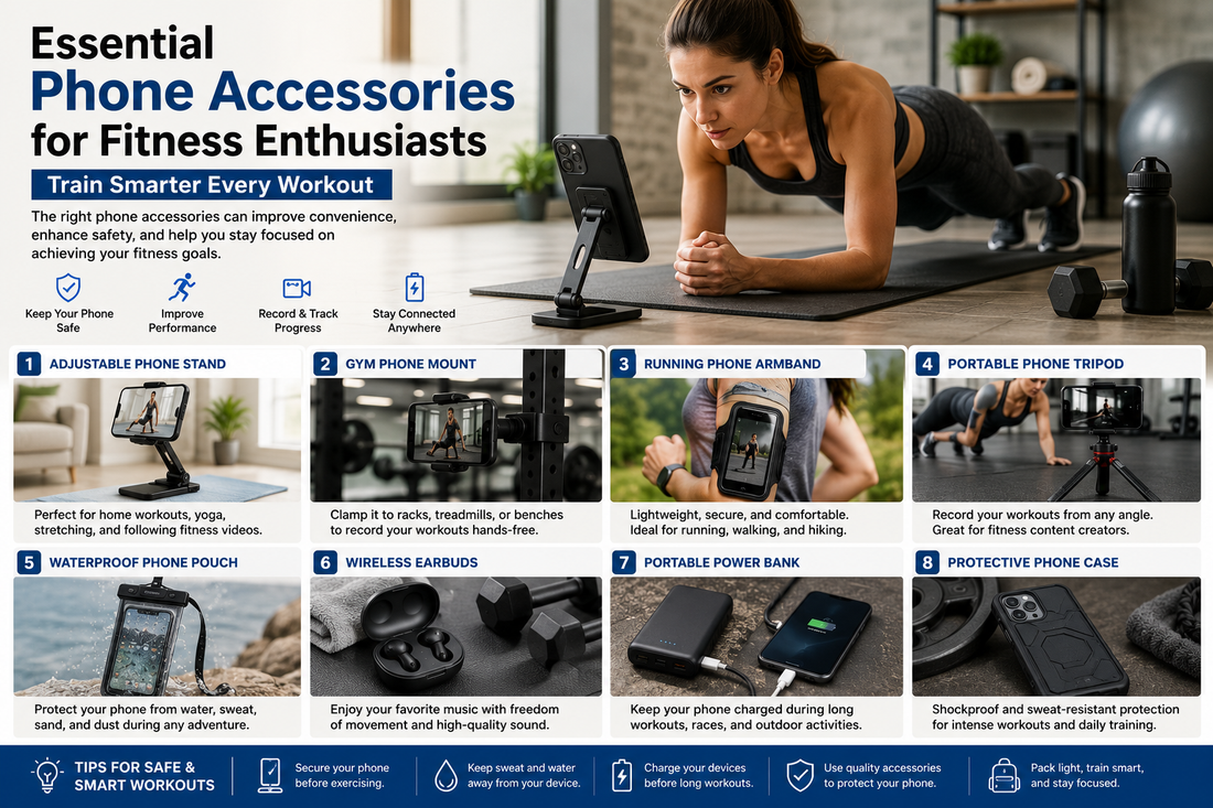 Essential Phone Accessories for Fitness Enthusiasts: Train Smarter Every Workout