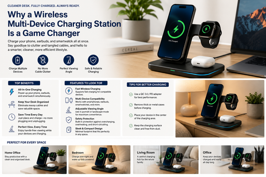 Why a Wireless Multi-Device Charging Station Is the Smartest Upgrade for Your Desk