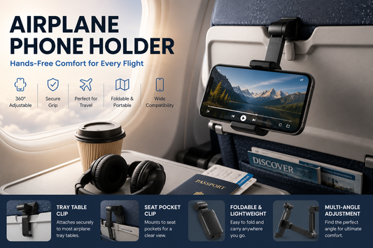 Airplane Phone Holders: The Must-Have Travel Accessory for Comfortable Flights